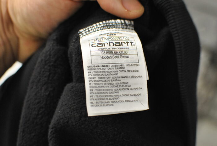 Carhartt hanorac cu gluga de barbati marimea L - imagine 7