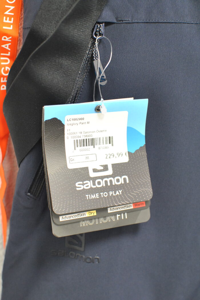 Salomon pantalon de ski cu bretele pentru barbati marimea M - imagine 6