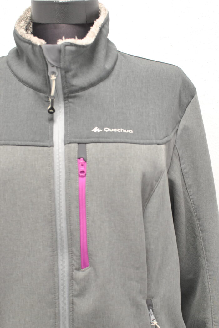 Quechua geaca soft shell imblanita pentru femei marimea XL - imagine 2