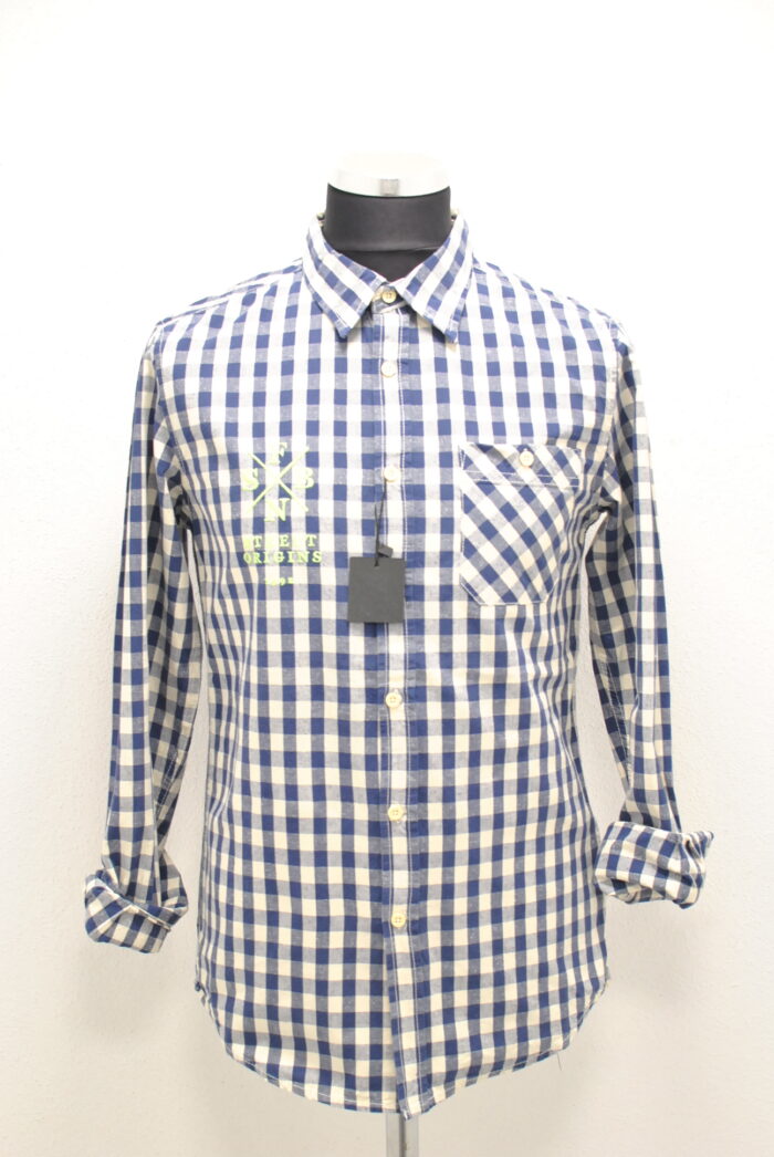 Fishbone Slim Fit camasa de bumbac marimea S - imagine 4