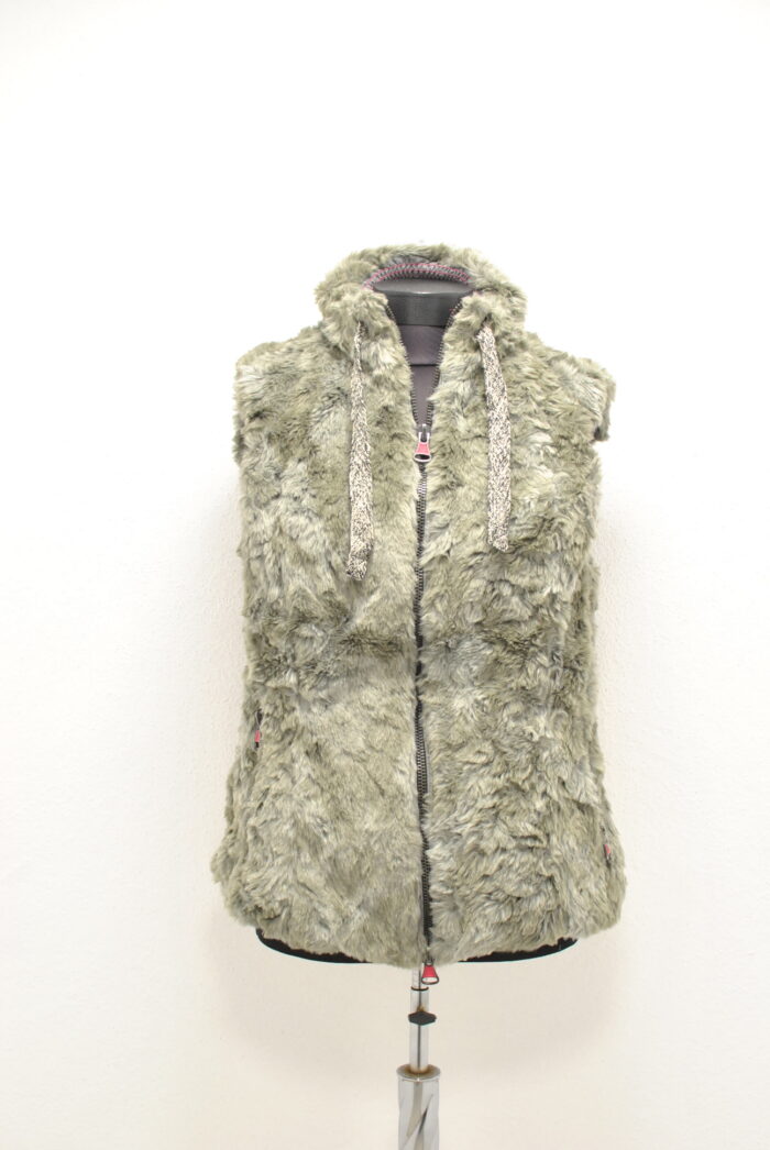 Superdry vesta de blana pentru femei marimea S - imagine 1
