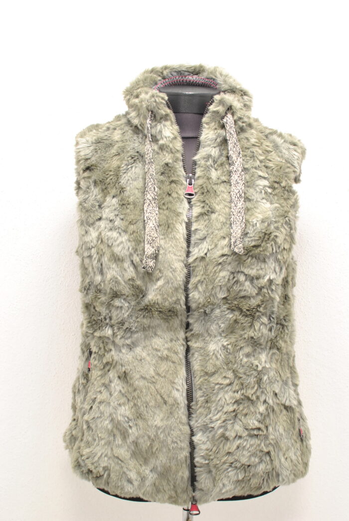 Superdry vesta de blana pentru femei marimea S - imagine 5
