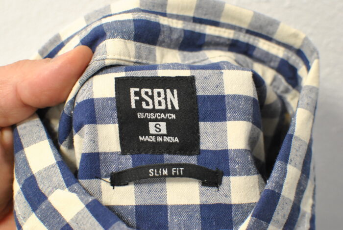 Fishbone Slim Fit camasa de bumbac marimea S - imagine 6