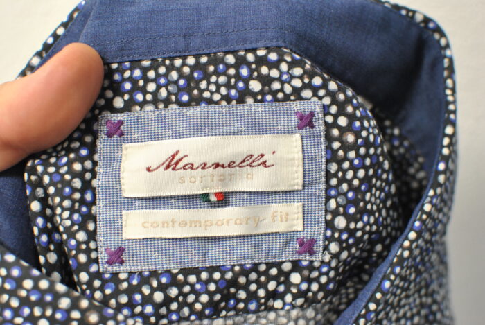 Marnelli Sartoria camasa de bumbac cu imprimeu marimea 3 XL - imagine 6