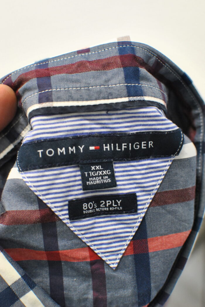 Tommy Hilfiger 80's 2Ply camasa de bumbac pentru barbati marimea XXL - imagine 7