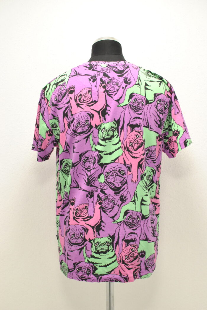 Pug Life tricou imprimat de bumbac marimea L - imagine 6