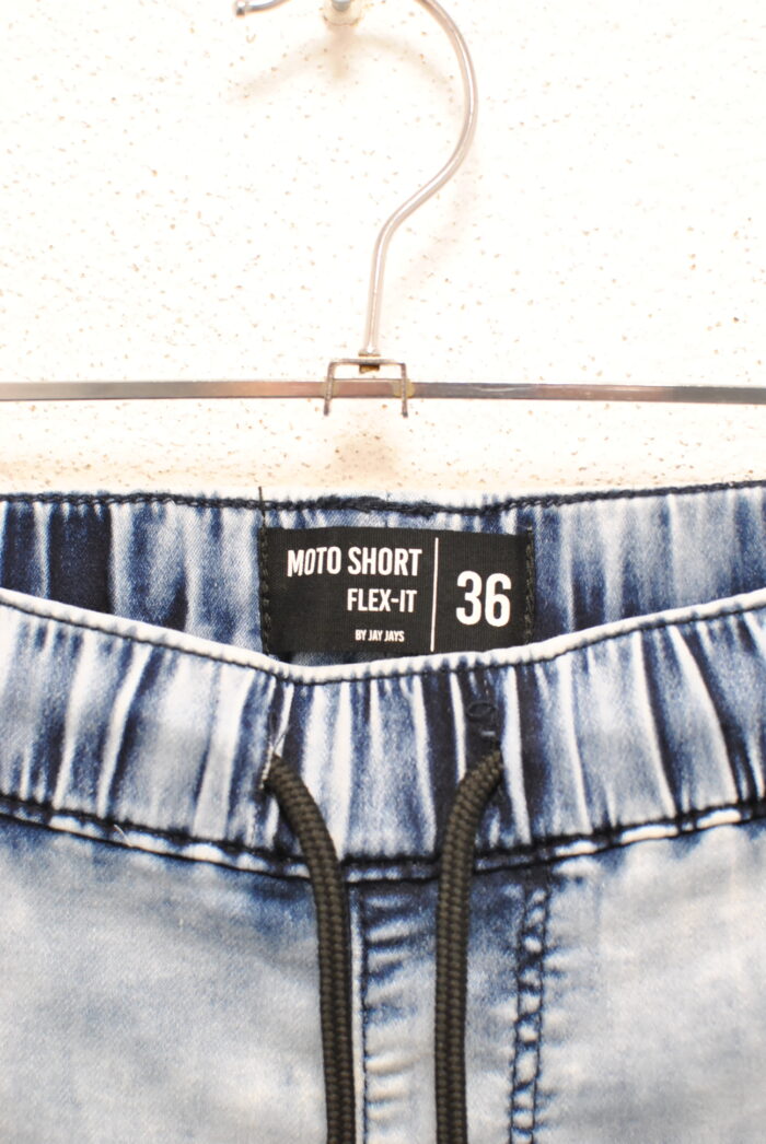 Moto Short pantalon scurt de blug subtire elastic marimea 36 - imagine 3