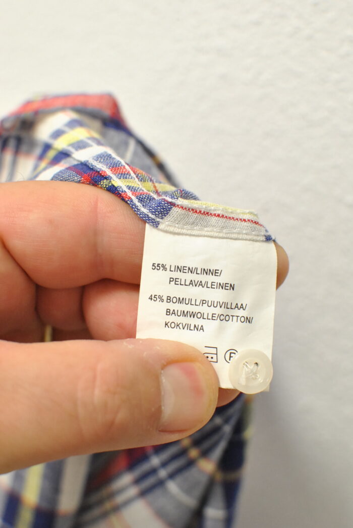 Dressmann camasa de bumbac+linen cu maneca scurta marimea XL - imagine 7