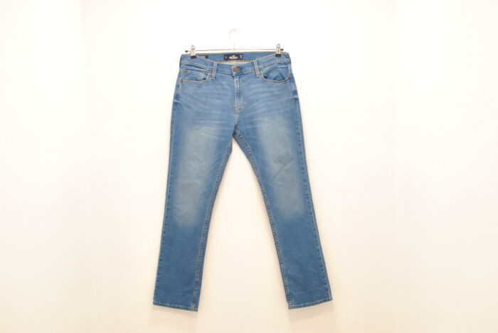 Hollister Slim Straight blug elastic de barbati marimea 33 cu 32 - imagine 3