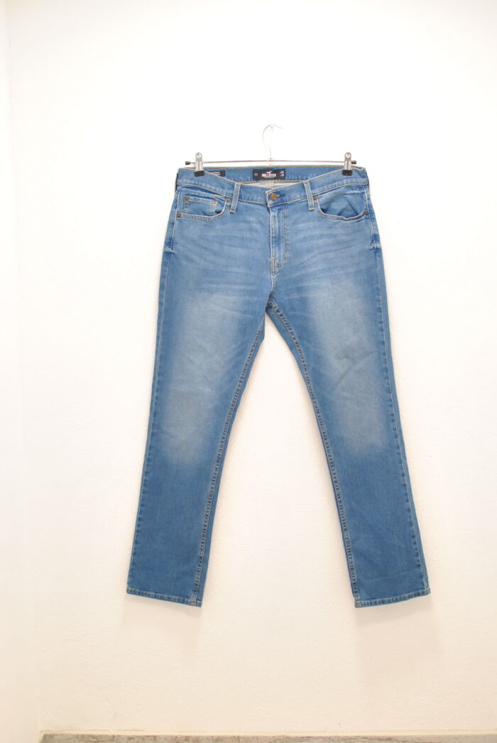 Hollister Slim Straight blug elastic de barbati marimea 33 cu 32 - imagine 1