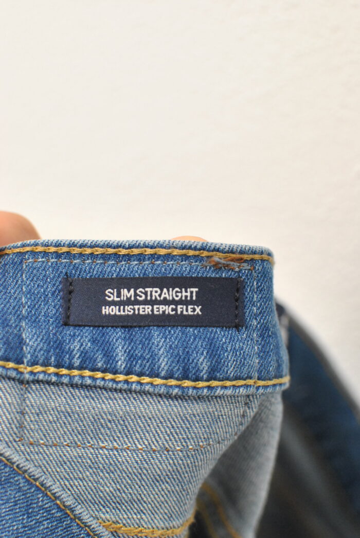 Hollister Slim Straight blug elastic de barbati marimea 33 cu 32 - imagine 5