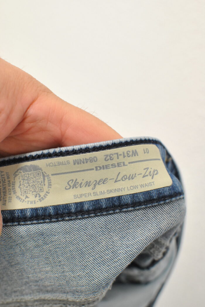 Diesel Skinzee Low Zip blug elastic de femei marimea 31 cu 32 - imagine 5