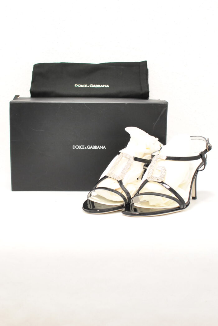 Dolce & Gabanna sandale elegante de piele marimea 37 sau 25 cm - imagine 4