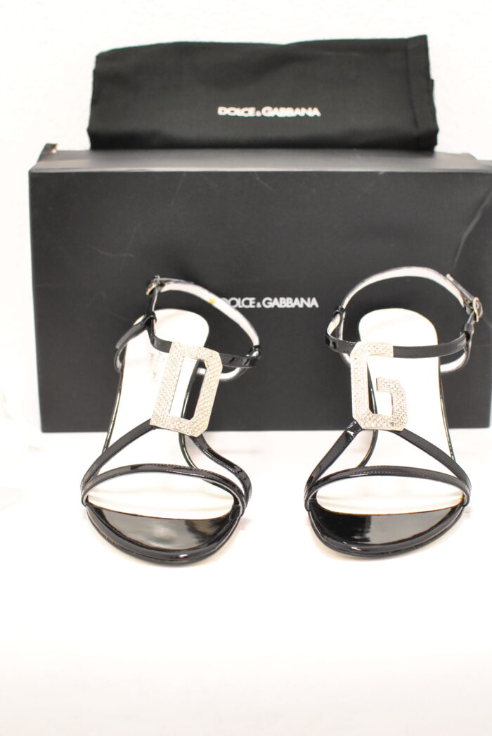 Dolce & Gabanna sandale elegante de piele marimea 37 sau 25 cm - imagine 7