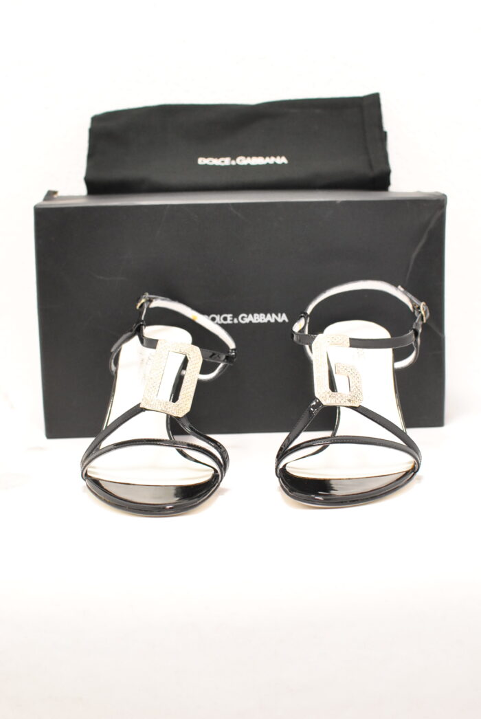 Dolce & Gabanna sandale elegante de piele marimea 37 sau 25 cm - imagine 8