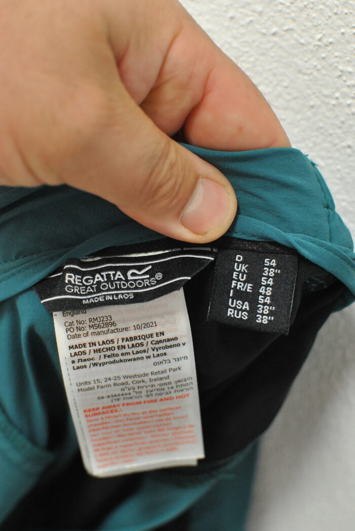 Regatta pantalon scurt de soft shell subtire elastic pentru barbati marimea 54 - imagine 6