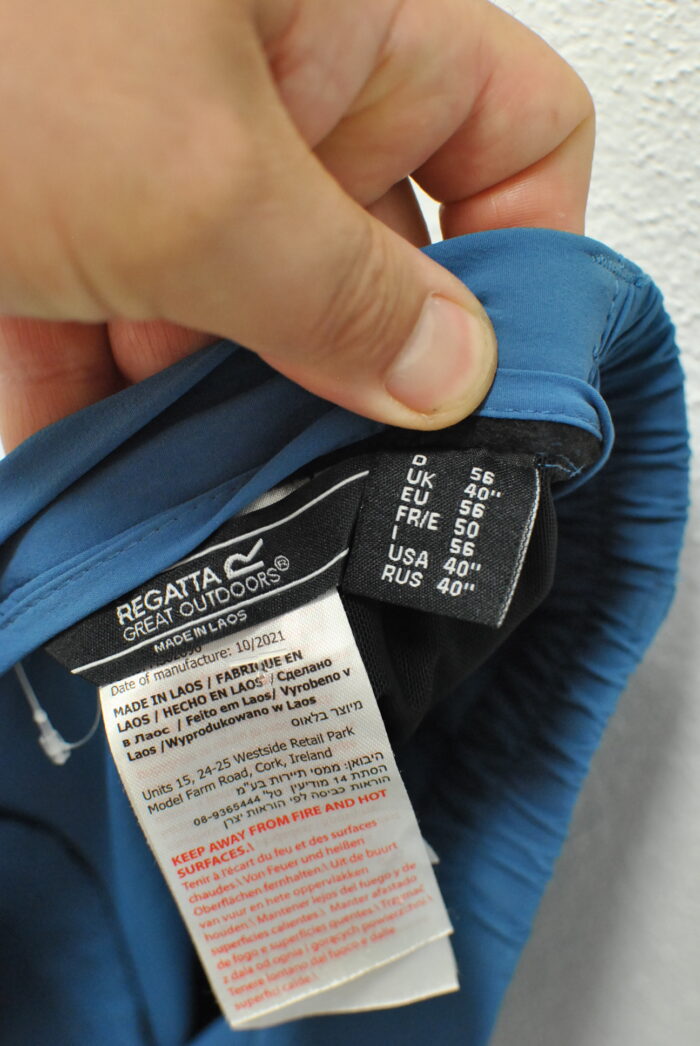 Regatta pantalon scurt de soft shell subtire elastic pentru barbati marimea 56 - imagine 7