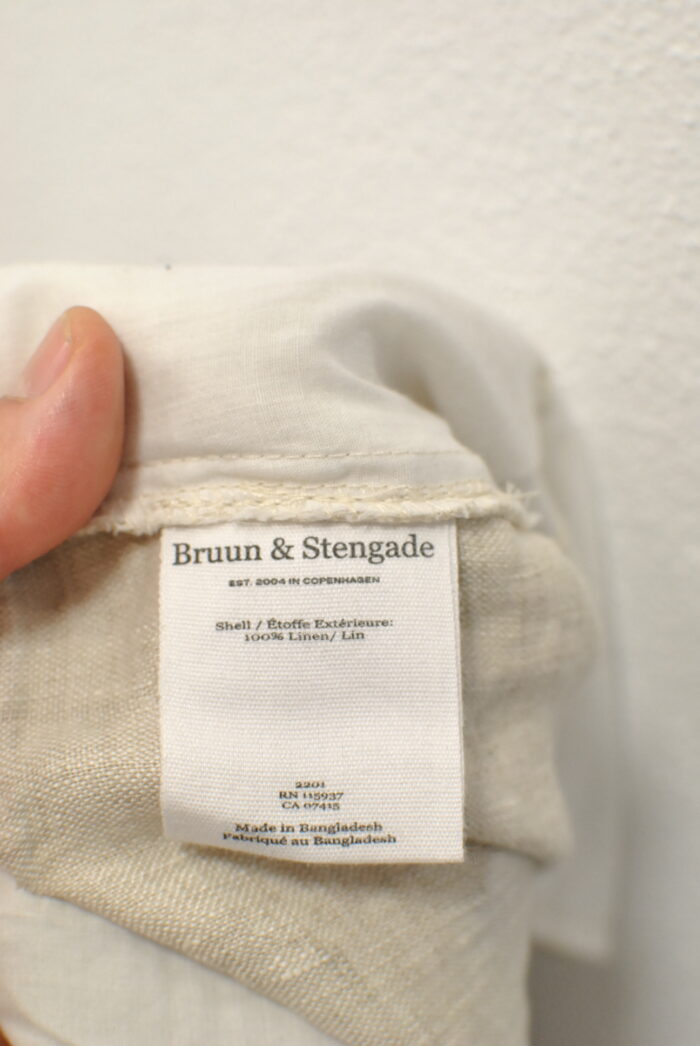 Bruun & Stengate pantalon de Linen pentru barbati marimea 34 - imagine 7
