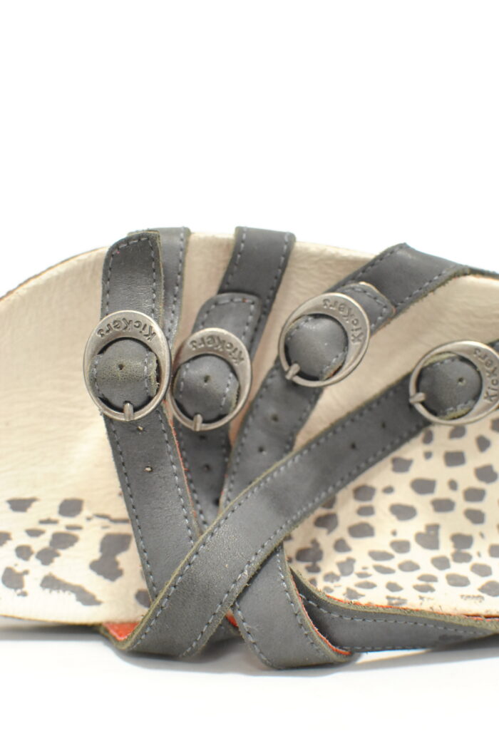 Kickers sandale/slapi de piele pentru femei marimea 39 - imagine 5