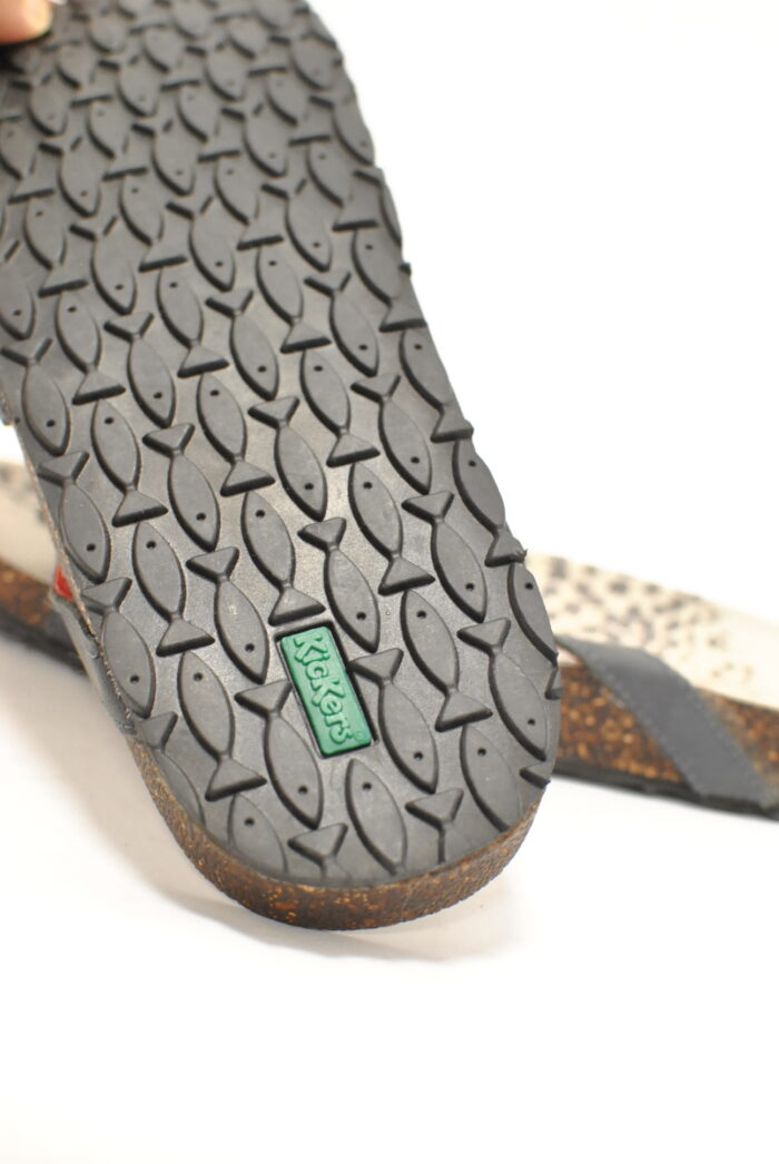 Kickers sandale/slapi de piele pentru femei marimea 39 - imagine 2