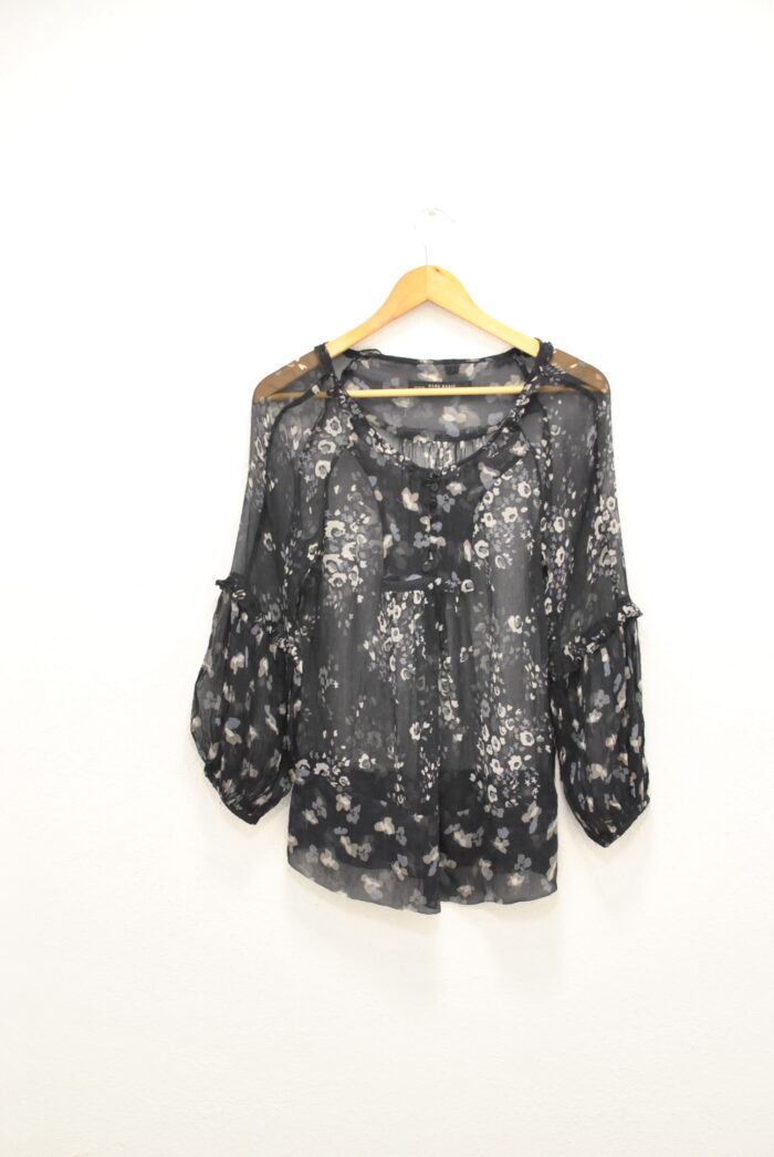 Zara bluza de matase marimea S - imagine 4