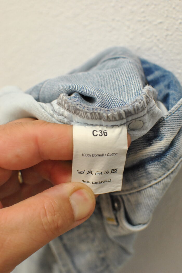 Denim Rebel pantalon scurt de blugi pentru femei marimea 36 / M - imagine 6
