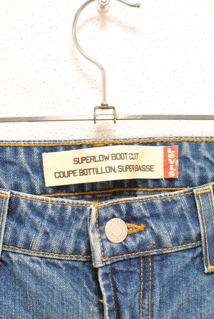 Levi Strauss Superlow Boot Cut editie limitata , blug de femei marimea 38 - imagine 5
