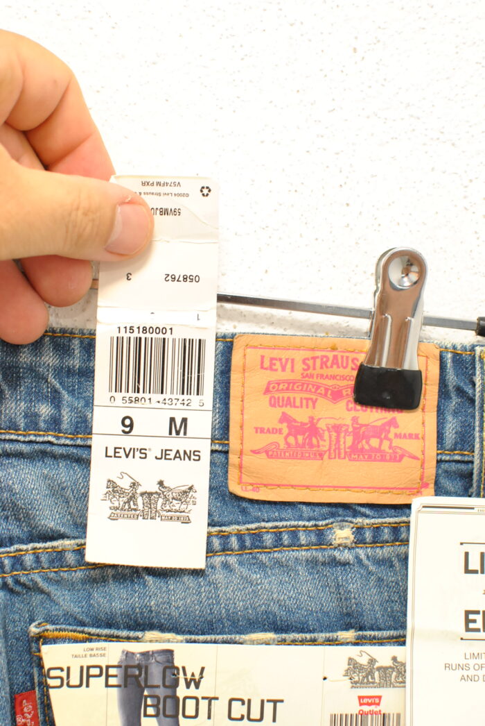 Levi Strauss Superlow Boot Cut editie limitata , blug de femei marimea 38 - imagine 6