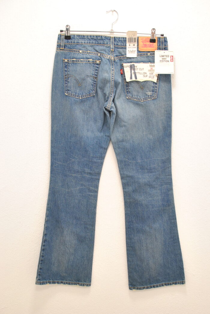 Levi Strauss Superlow Boot Cut editie limitata , blug de femei marimea 38 - imagine 7