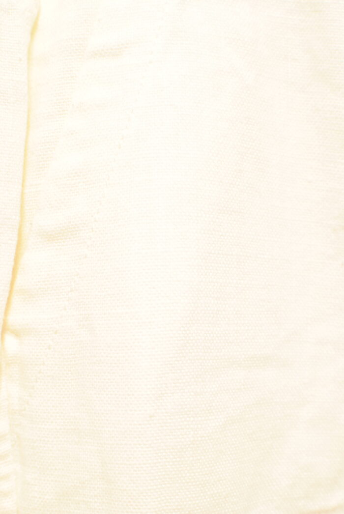 Pret pantalon alb de Linen pentru femei marimea 40 - imagine 5