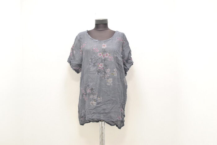 Stajl bluza de In (Linen ) cu impruimeu marimea M/L - imagine 3
