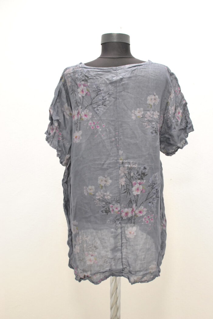 Stajl bluza de In (Linen ) cu impruimeu marimea M/L - imagine 6