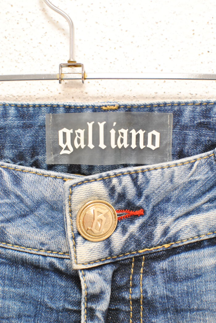 Galliano blugi 3/4 pentru femei marimea 27 - imagine 5