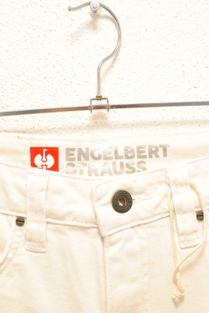Engelbert Strauss pantalon elastic , culoare alb , de barbati marimea 48 - imagine 5
