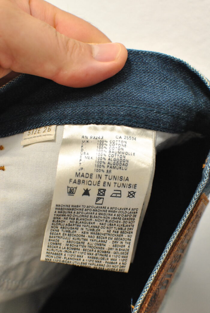 Diesel pantalon scurt vintage de blug pentru femei marimea 26 - imagine 9