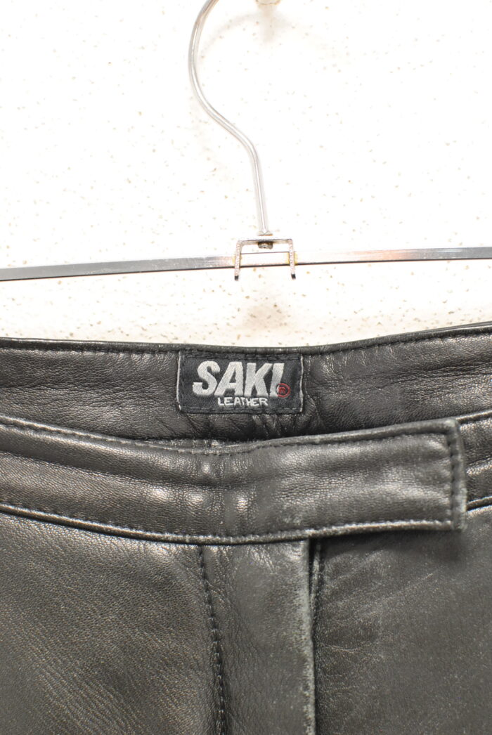 Saki pantaloni de piele pentru femei marimea 42- L/XL - imagine 2
