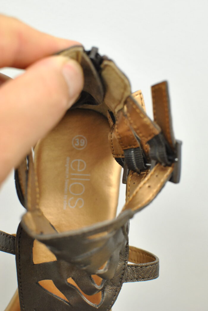Ellos sandale de piele marimea 39 - imagine 2