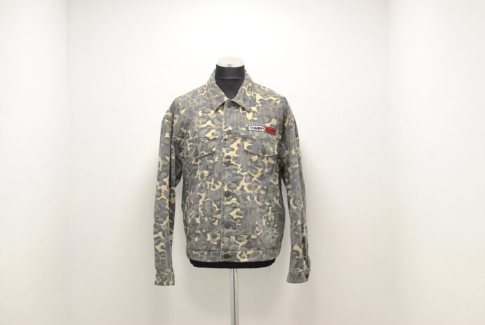 Tommy Jeans geaca de blugi cu imprimeu comando marimea M/L - imagine 3