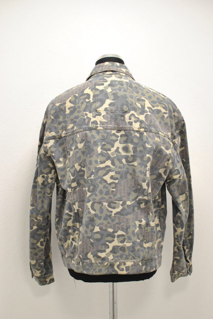 Tommy Jeans geaca de blugi cu imprimeu comando marimea M/L - imagine 6