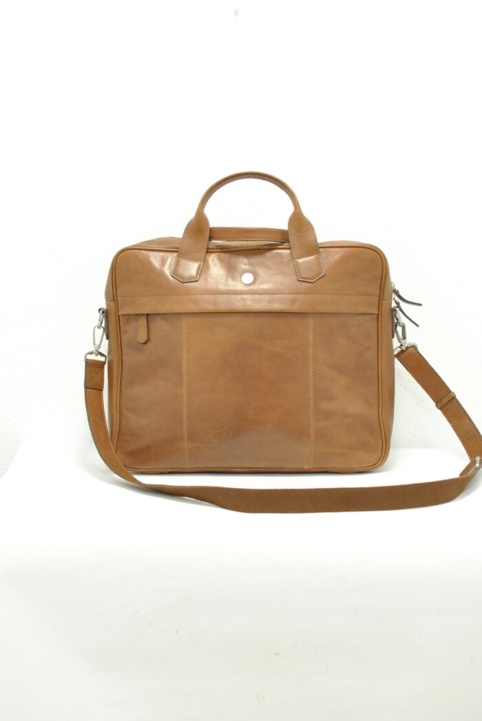 Saddler geanta de piele pentru laptop - imagine 5