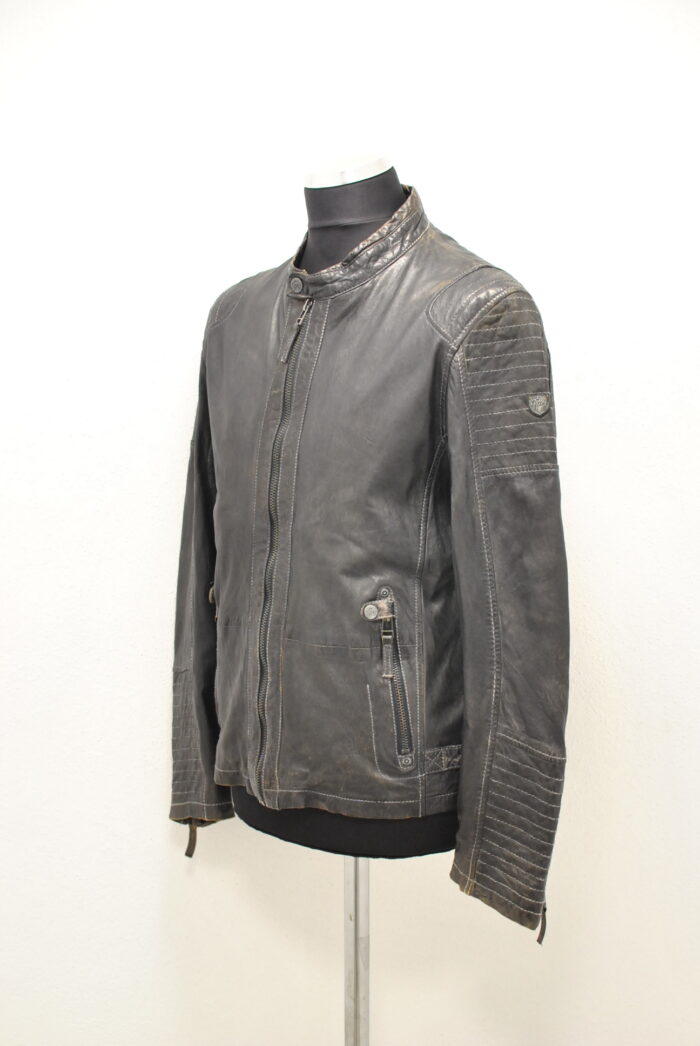 Gipsy geaca de piele , moto style , pentru barbati marimea M - imagine 2