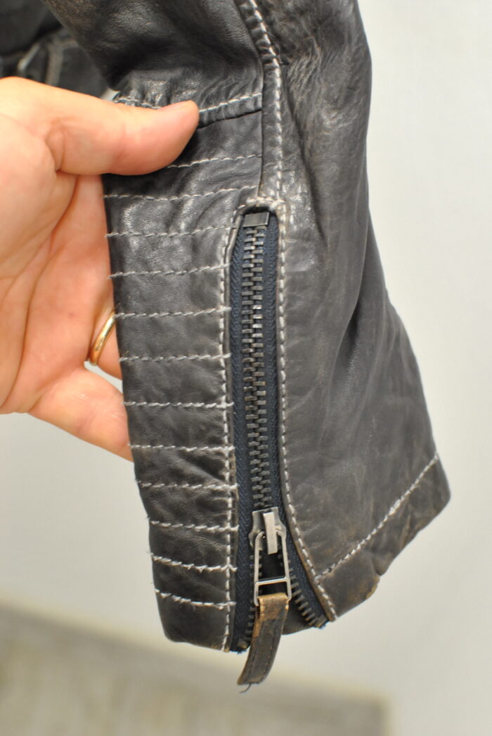 Gipsy geaca de piele , moto style , pentru barbati marimea M - imagine 9