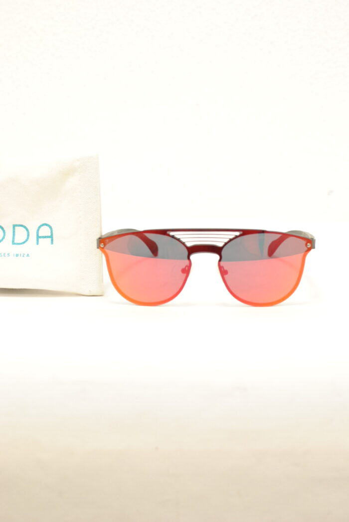 Wooda ochelari de soare , rame de lemn cu otel , model unisex - imagine 2