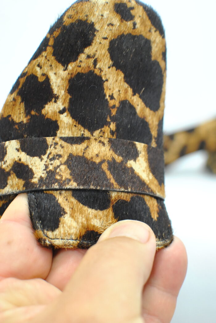 Next Signature pantofi din piele blana de pony marimea 38.5 - imagine 10
