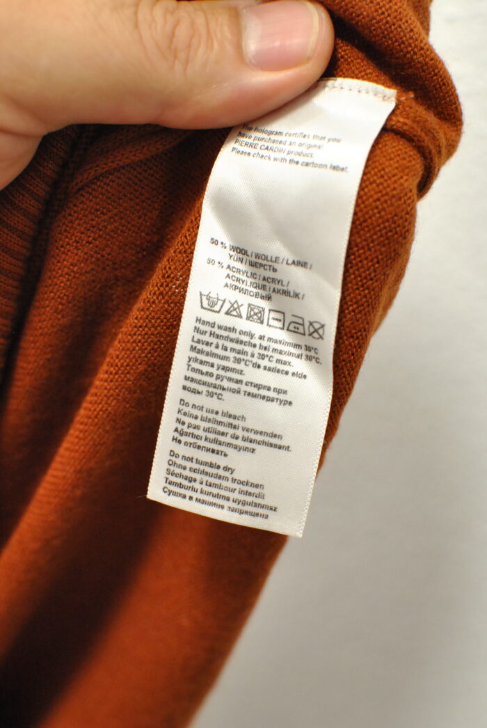 Pierre Cardin vintage bluza de lana pentru barbati marimea L - imagine 9