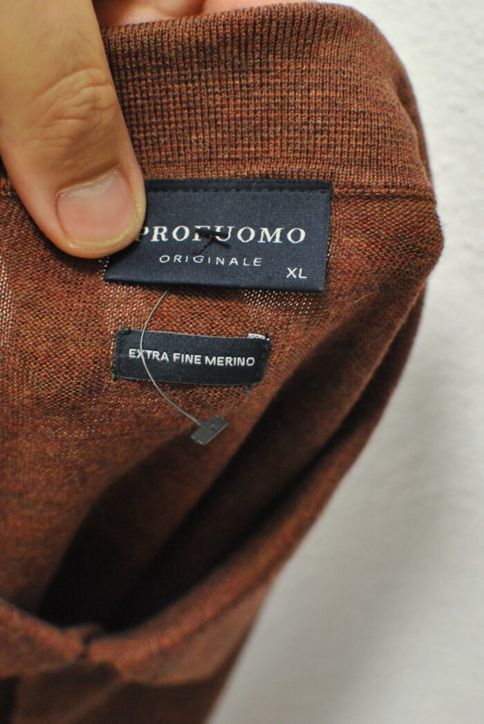 Profuomo Originale extra fine Merino bluza de barbati marimea XL - imagine 2