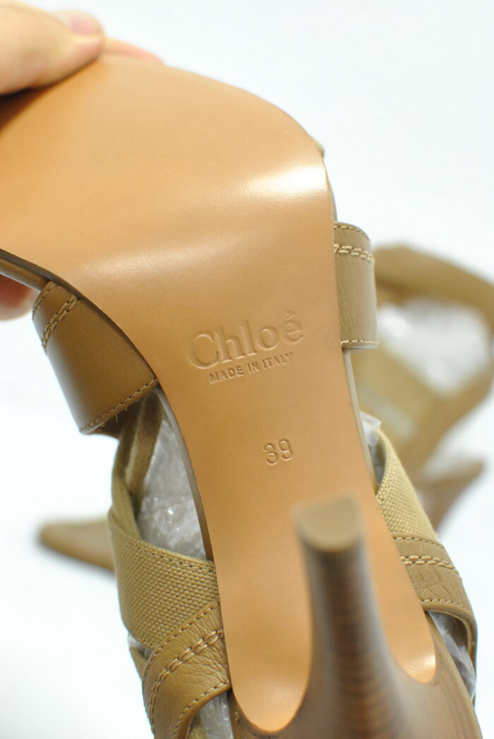 Chloe sandale de piele marimea 39 - imagine 7