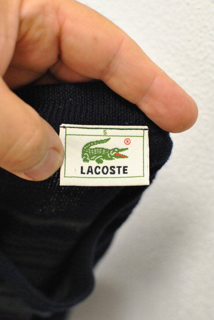 Lacoste Vintage bluza de lana fina pentru barbati marimea L - imagine 5