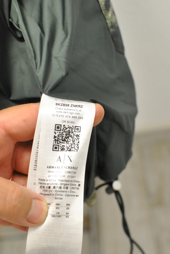 Armani Exchange geaca matlasata de iarna pentru barbati marimea XL - imagine 5