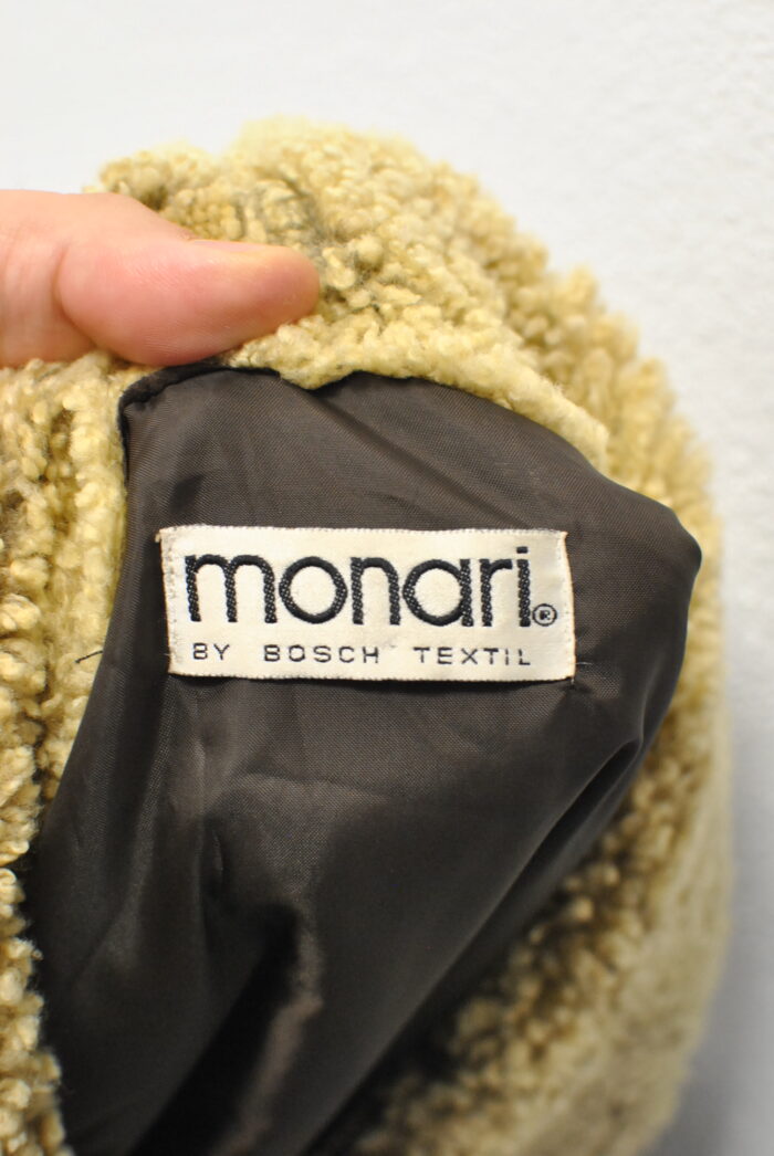 Monari vesta vintage din blana de miel pentru femei marimea XL - imagine 2